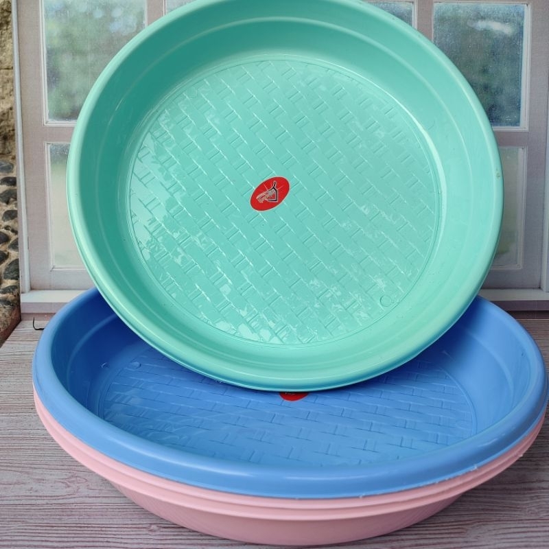 Nampan Bulat Alexish Plastik/Nampan Serbaguna  Diametet 30 cm