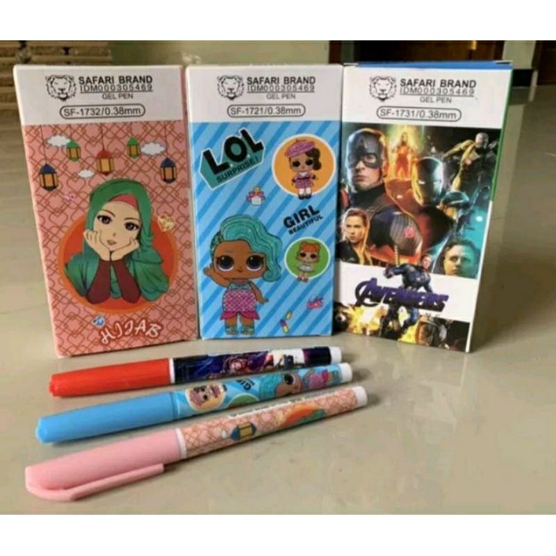 

Bolpoin gell SAFARI 1 pack 12