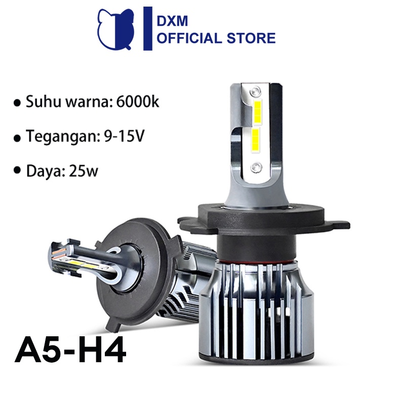 Hot Sell DXM Lampu Led Mobil Dan Motor H4H8H9H11 Lampu Mobil LED Super Terang Lampu Putih Jauh dan D