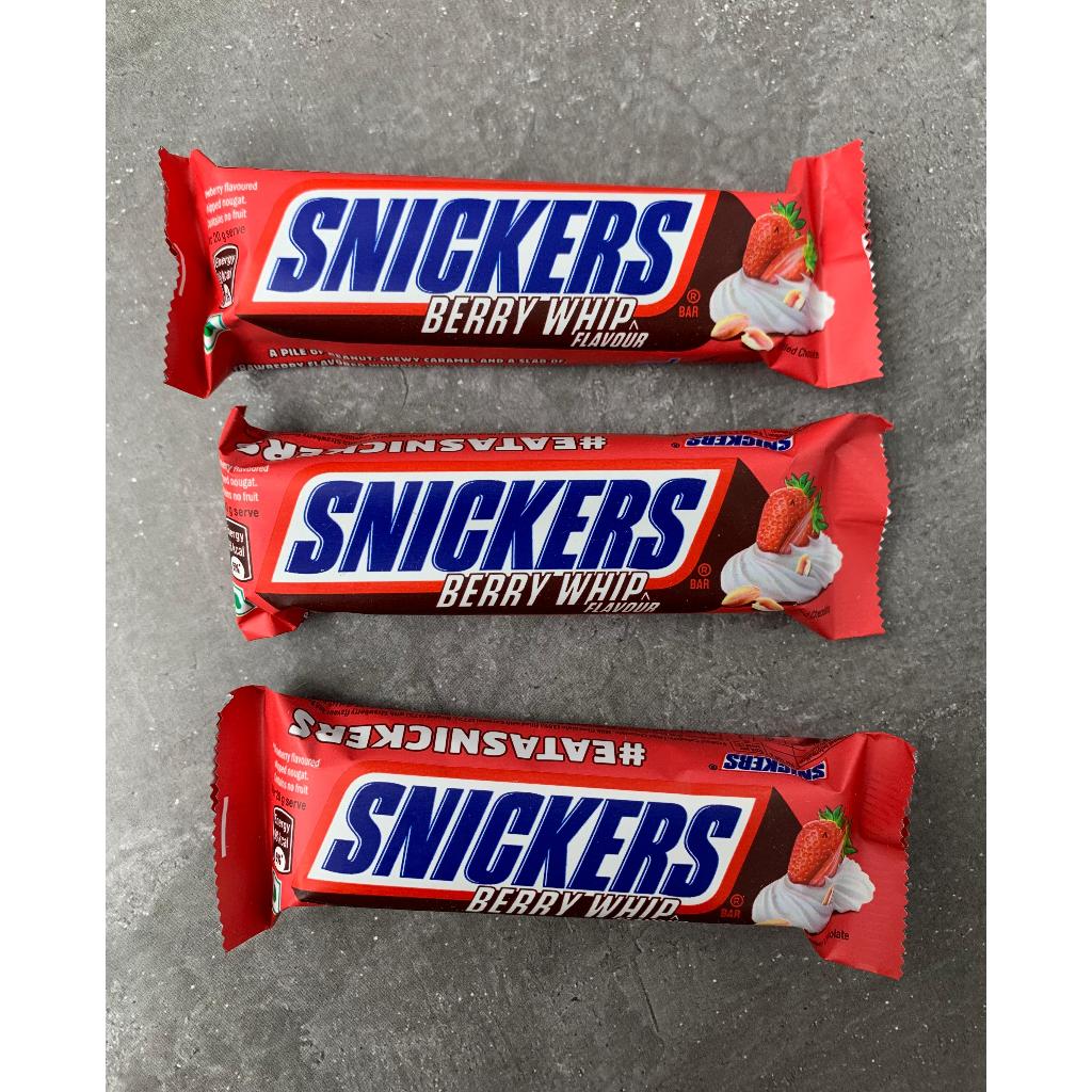 

SNICKERS BAR SPESIAL 40GR BERRY WHIP - COKELAT CARAMEL