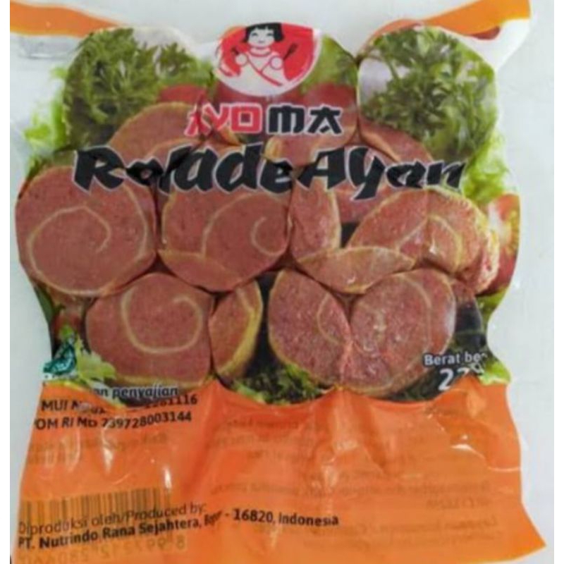 

AYOMA ROLADE AYAM 450GR ISI 18