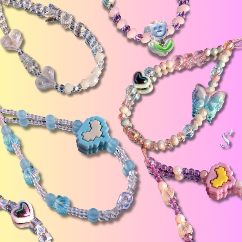 PHONESTRAP STRAPPHONE HP, GANTUNGAN HP, MANIK-MANIK,  KOREAN STYLE.