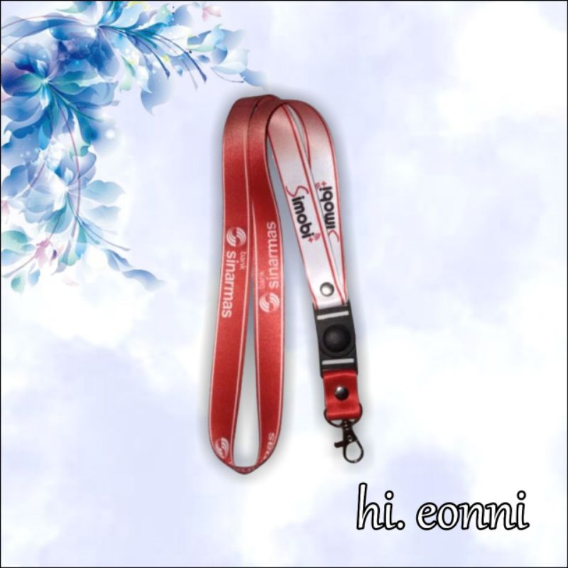 

Tali id card BANK SINARMAS / tali lanyard SINARMAS (READY STOCK) MURAH !!!