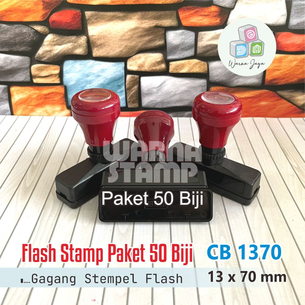 

Gagang Stempel Flash 1370 mm / Paket 50 Biji / STEMPEL FLASH HANYA GAGANG SAJA