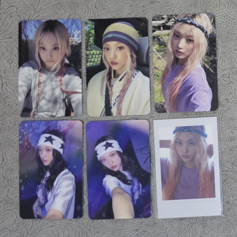 Official Photocard Haerin Newjeans Supernatural Cross Bag Ver.