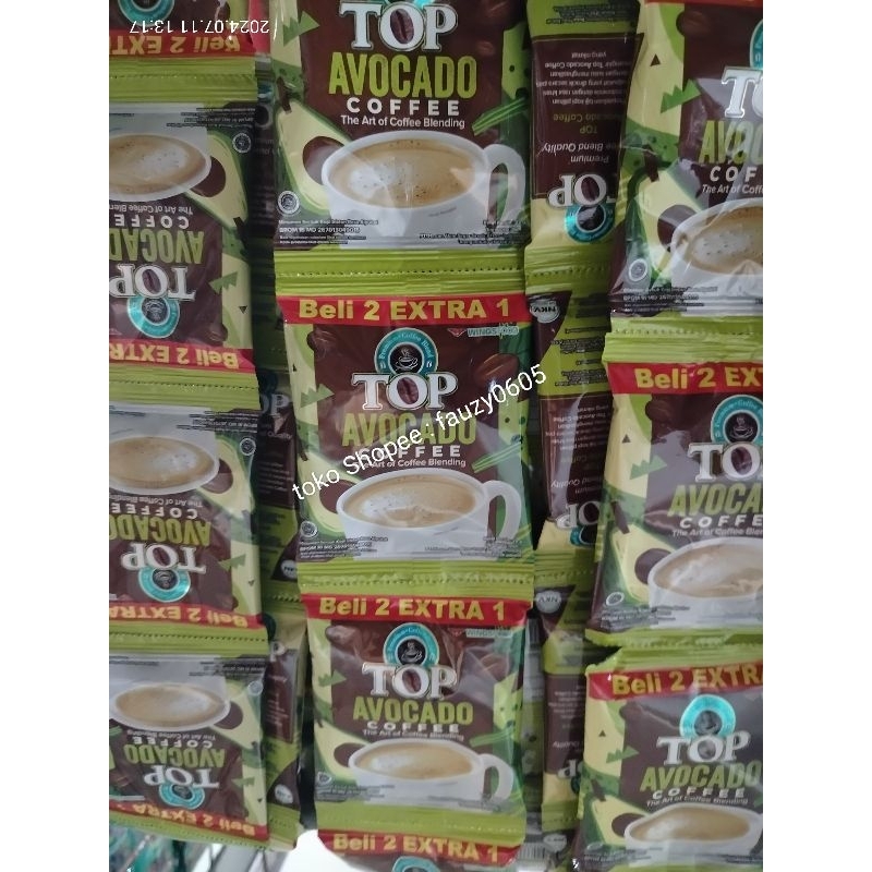 

TOP Coffee Kopi Avocado Renceng Isi 9 x 22 g