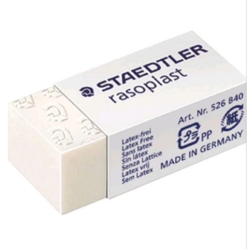 

penghapus, setiap Stadler kecil putih 1 biji