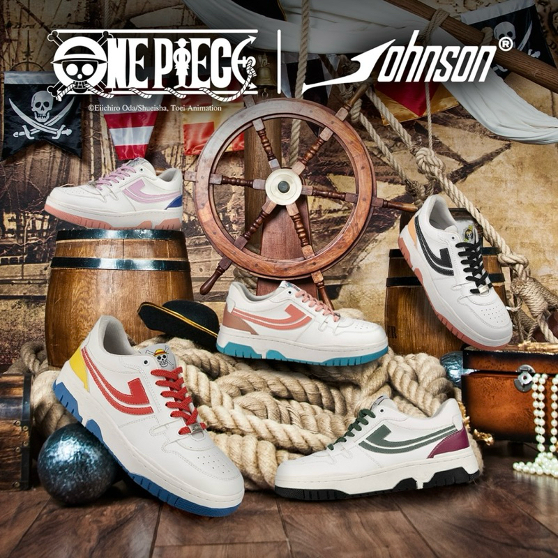 [ORIGINAL 100% MURAH] JOHNSON - Sepatu JOHNSON X ONE PIECE NAKAMA ORIGINAL | Johnson x OnePiece | Jo