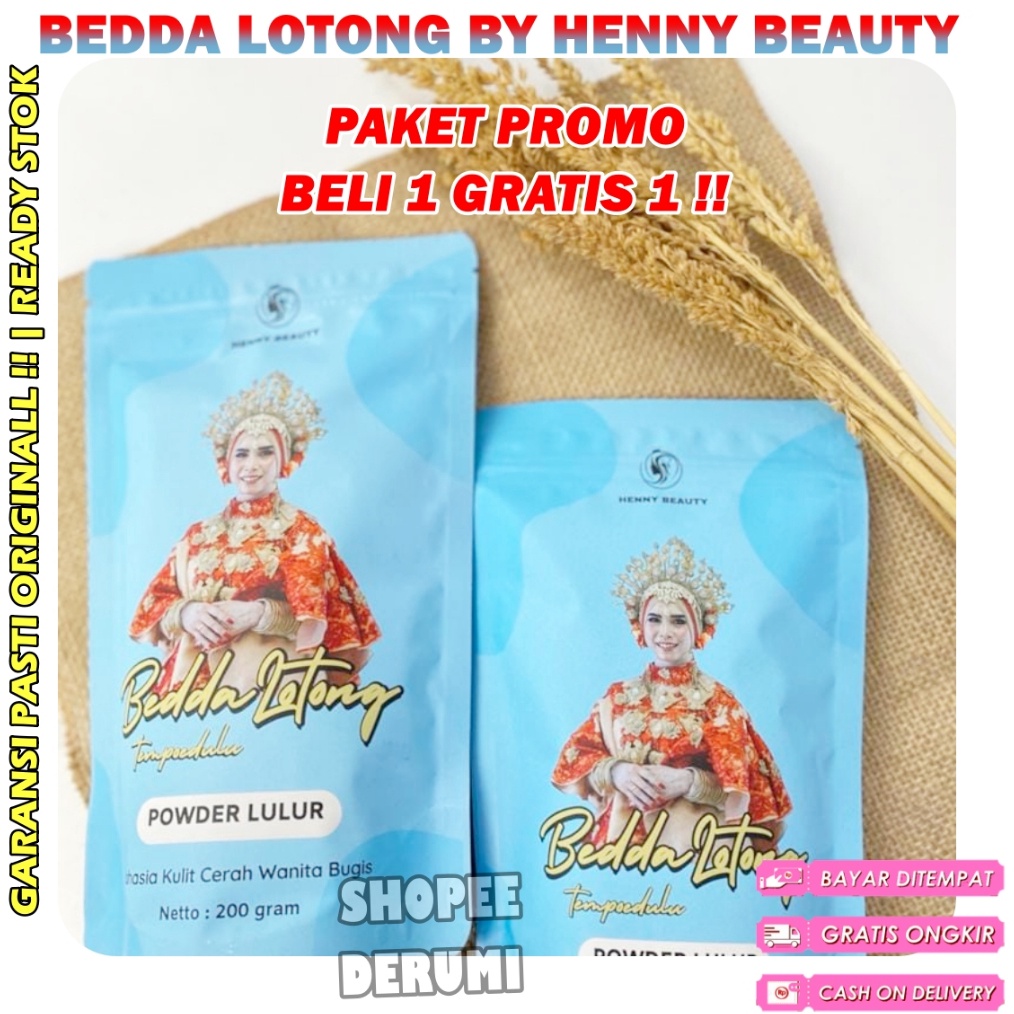 KODE K34G Lulur Bedda Lotong Henny Beauty  Bedda Lotong Henny Beauty  Lulur Bedda Lotong by Henni Be