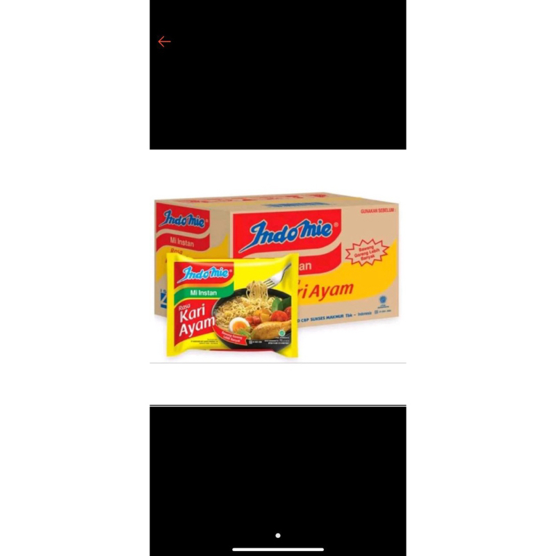 

indomie instant rasa kari ayam isi 40 pcs 1Dus
