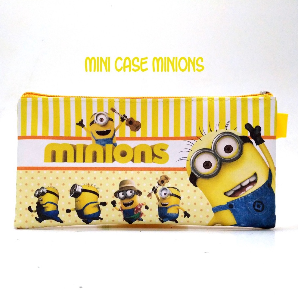 

FANTASTIS Mini Case Minions Stationary Organizer Pencil Case Tempat Pensil Minion Travelling Organizer