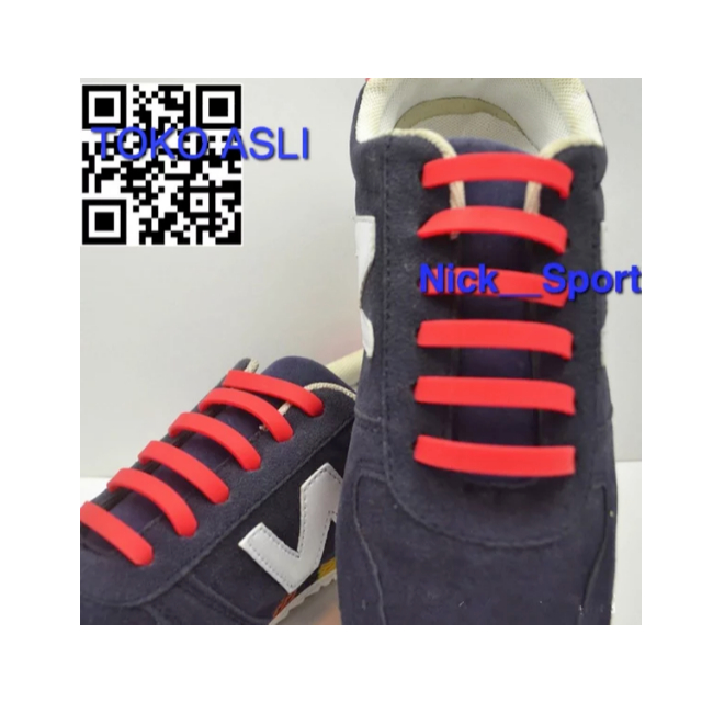 Tali sepatu karet tali sepatu silikon silicon shoes karet