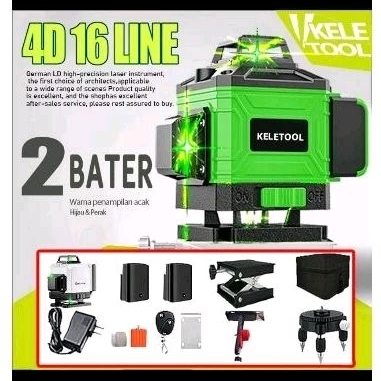 L FINE LASER LEVEL 4D 16 LINES 2 batre