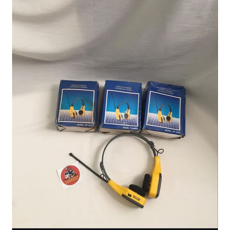 Vintage SUNNY Headphone radio