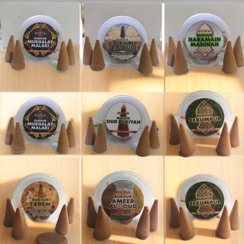 Dupa Kerucut/Bukhur Sekumpul/Bukhur Al Haramain/Bukhur Oud Bukiyah/Bukhur Al oud