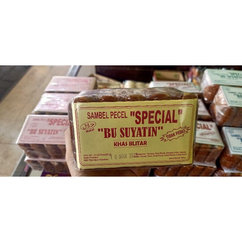 

MEGA SAMBEL PECEL SPECIAL BU SUYATIN KHAS BLITAR 7GR KIRIM EXP TERBARU