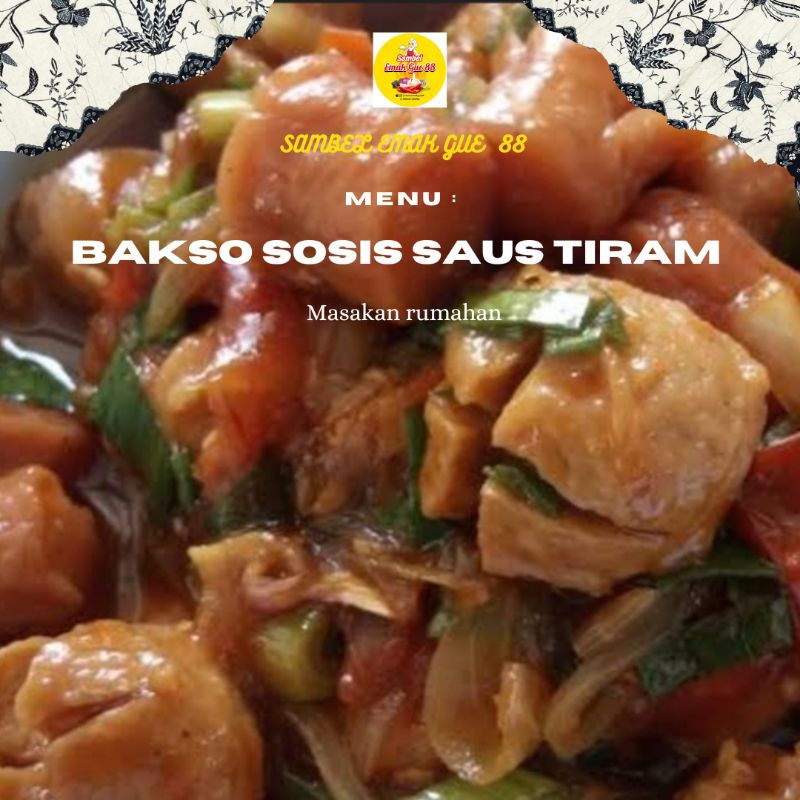 

BAKSO SOSIS SAUS TIRAM /PORSI 300ML ( MAKANAN KESUKANAN ANAK-ANAK )