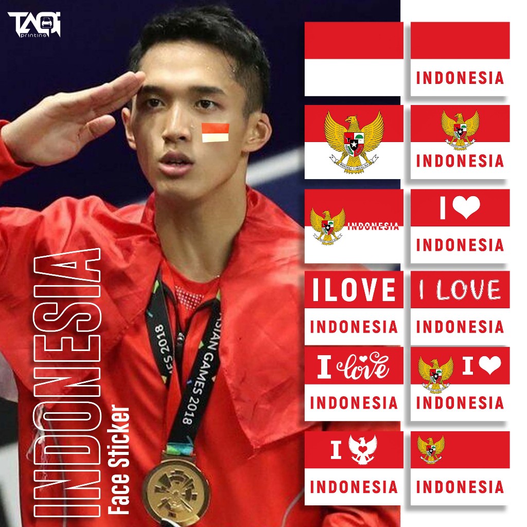 

STICKER HUT STICKER PIPI INDONESIA HUT RI STICKER MERAH PUTIH