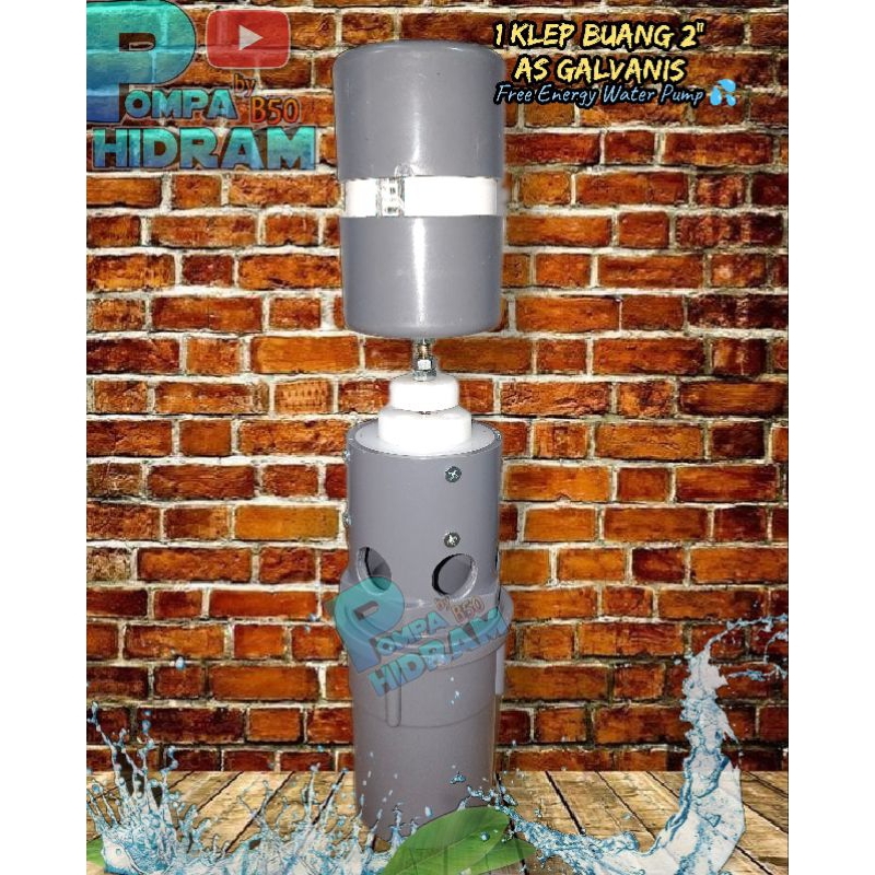 POMPA HIDRAM ( 1 KLEP BUANG ukuran 2 inch )