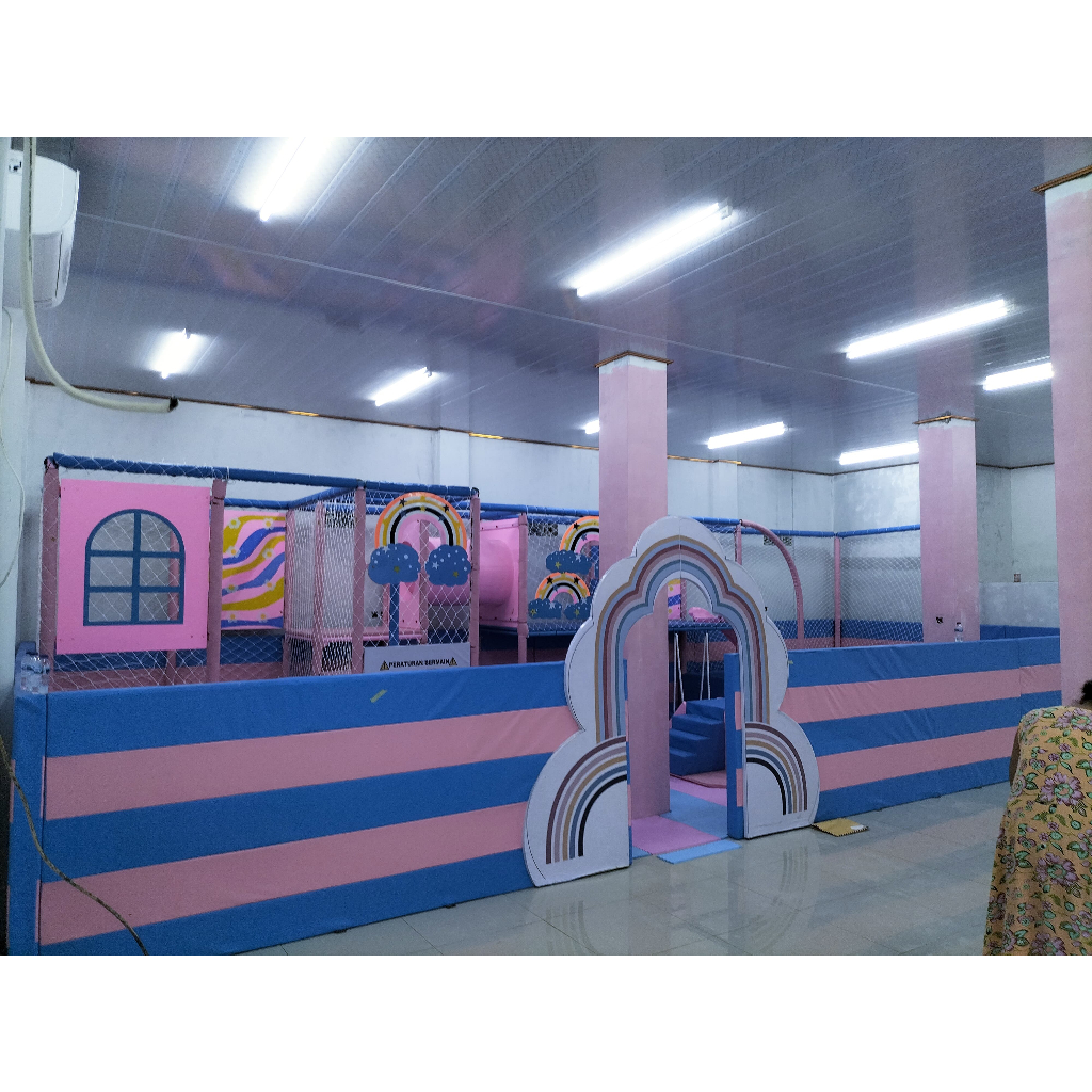 desain playground indoor terbaru 2024 bisnis playground jual paketan wahana permainan anak-anak leng