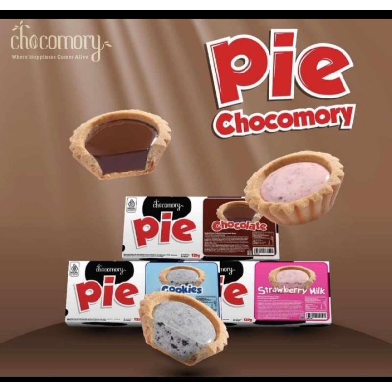 

(PO jastip) PIE CHOCOMORY ISI 5pc (Instan/sameday Depok)