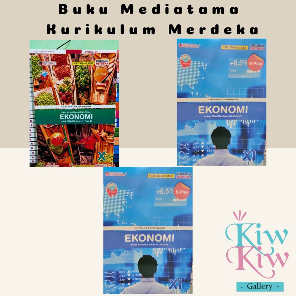 Buku E - PLUS Ekonomi Kelas 10, 11, 12 SMA/MA Kurikulum Merdeka - Mediatama