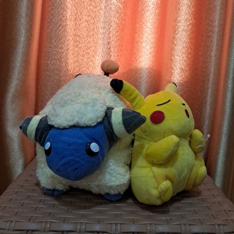 Mareep Pikachu Banpresto DX Vintage Mata Keras Boneka Pokemon