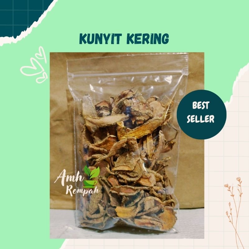 

Kunyit kering kemasan 100 gram