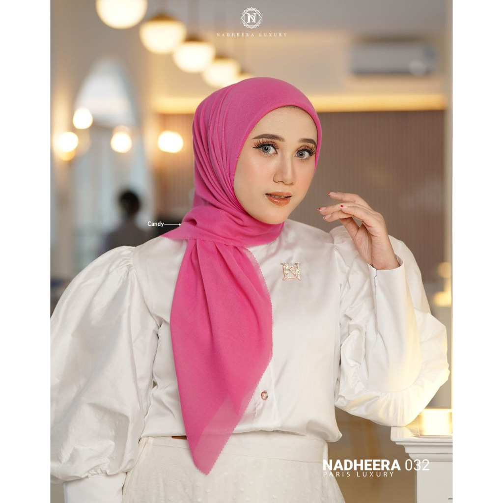 PROMO//HIJAB 032 NADHEERA LUXURY TERBARU//HIJAB NADHEERA LUXURY TERBARU//NADHEERA LUXURY//HIJAB SEGI