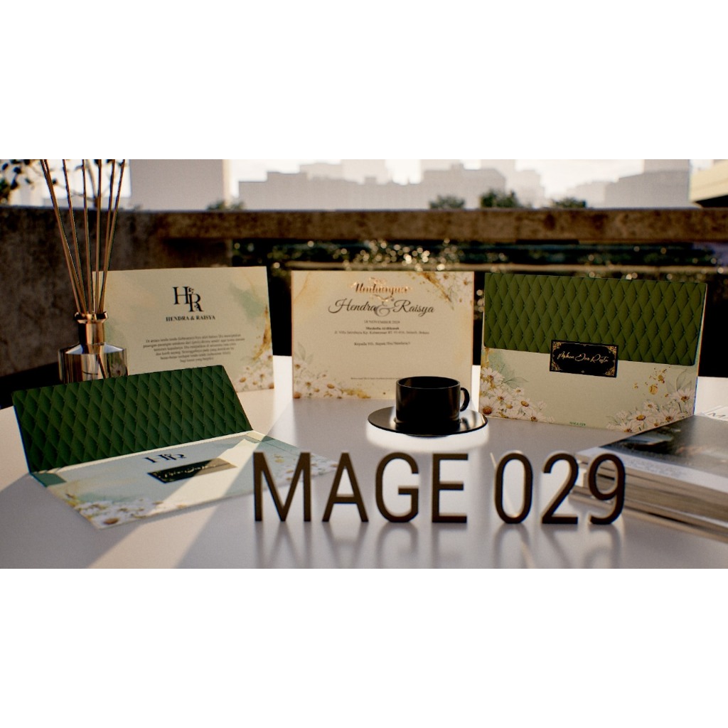 Undangan pernikahan blanko mage 29 nikah wedding murah unik elegan harga ukuran plastik