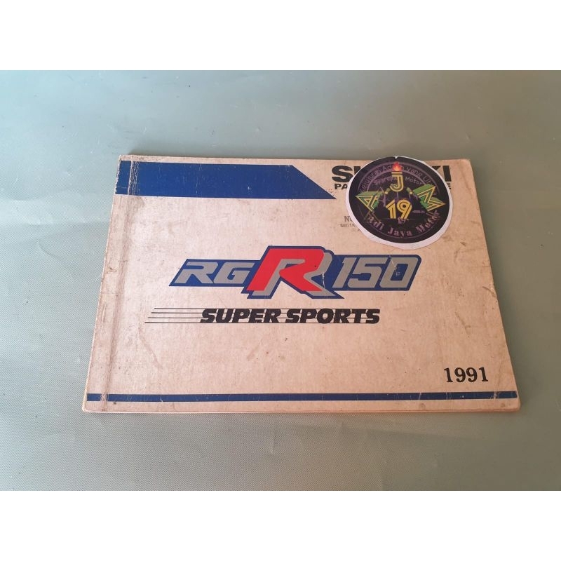 Buku Part Catalog Katalog Copian Suzuki RGR 150 1991