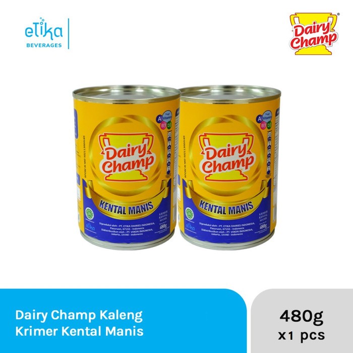 

Dairy Champ Krimer 480gr | Krimer Dairy Champ Kaleng / Dairy Champ Kental Manis