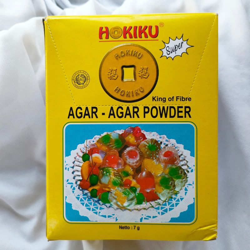 

Agar agar HOKIKU plain 1box isi 12