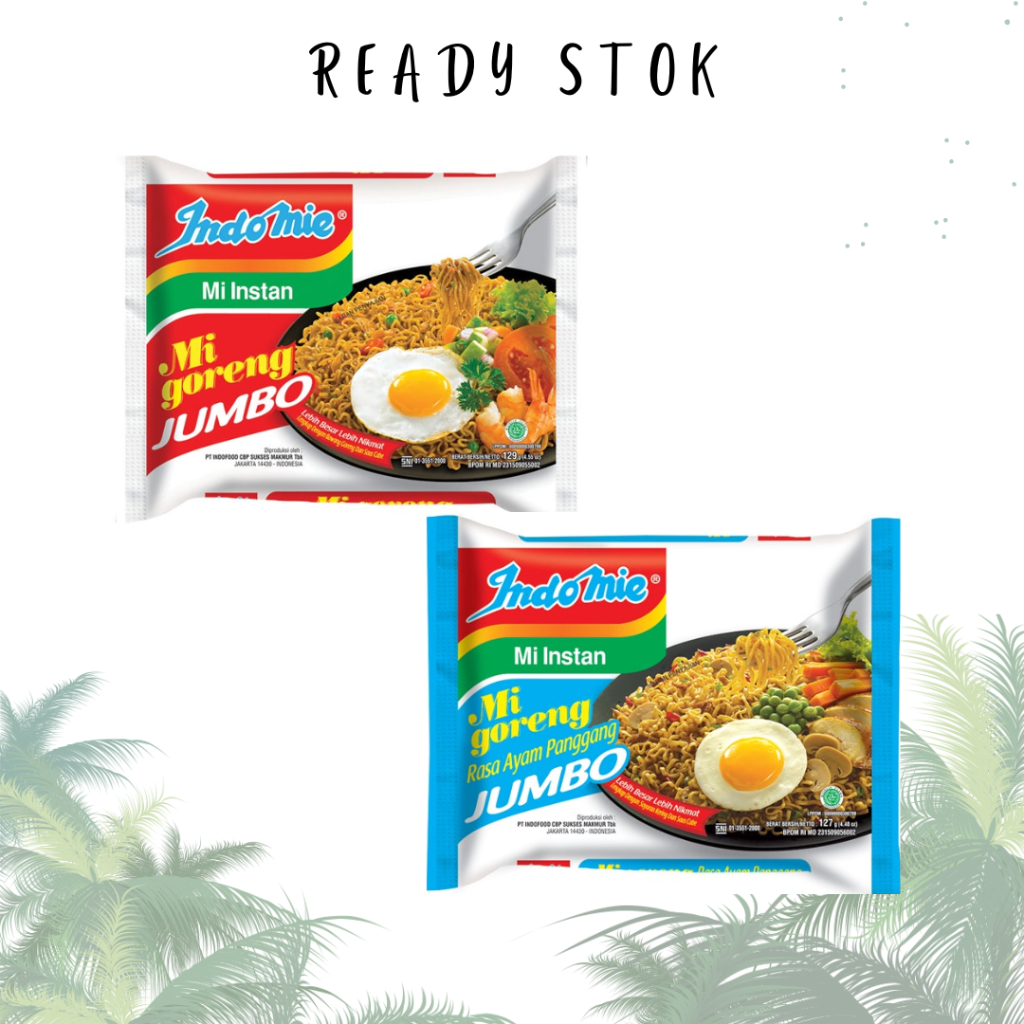 

INDOMIE MIE JUMBO GORENG 126gr (PCS)