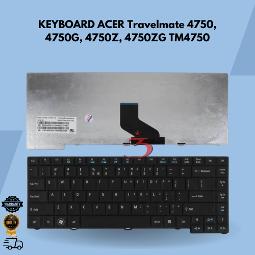 Keyboard Acer TRAVELMATE 4750. 4750G