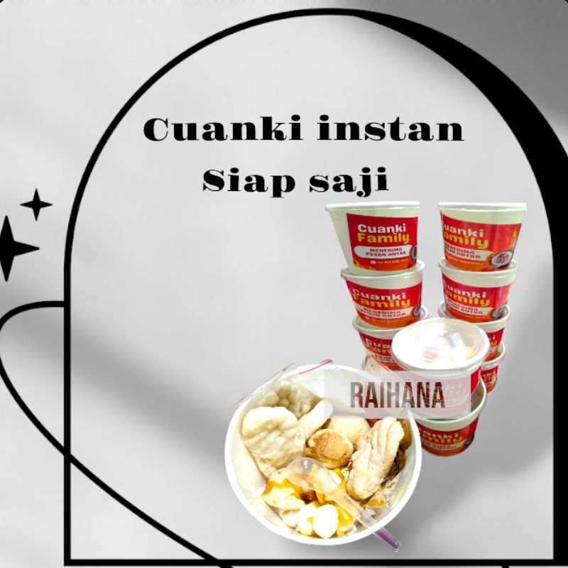 

Cuanki Instan Siap Saji Enak Gurih Pedas Dengan Toping Yang Lengkap