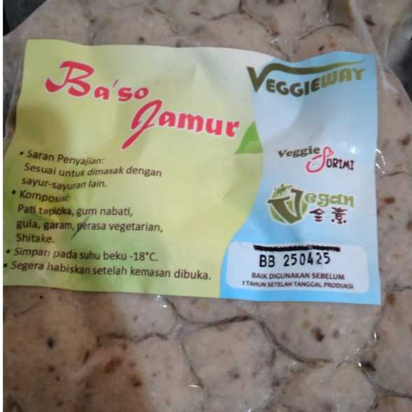 

Veggieway Bakso Jamur 400gr