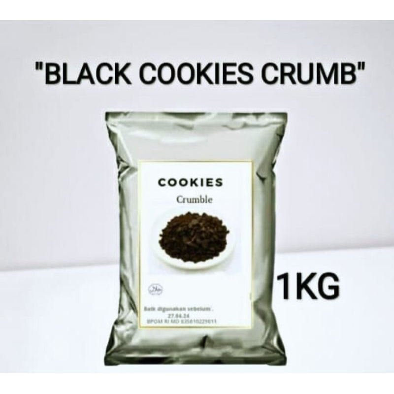 

Bubuk Black Preium Cookies CRUMB 1 kg Toping minuman & Makanan