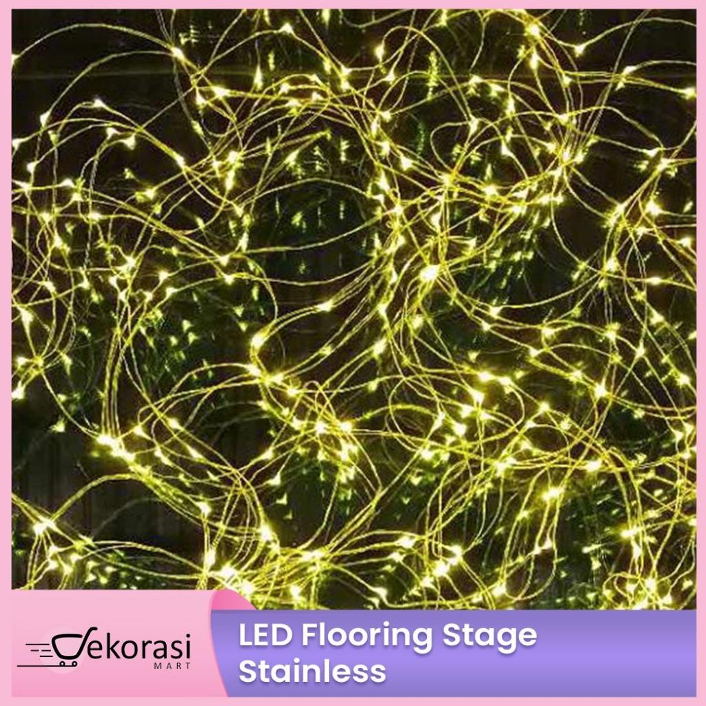 SUDAH FREE PACKING KAYU / PANGGUNG PELAMINAN / PANGGUNG AKRILIK FRAME STAINLESS / LED FLOORING STAGE