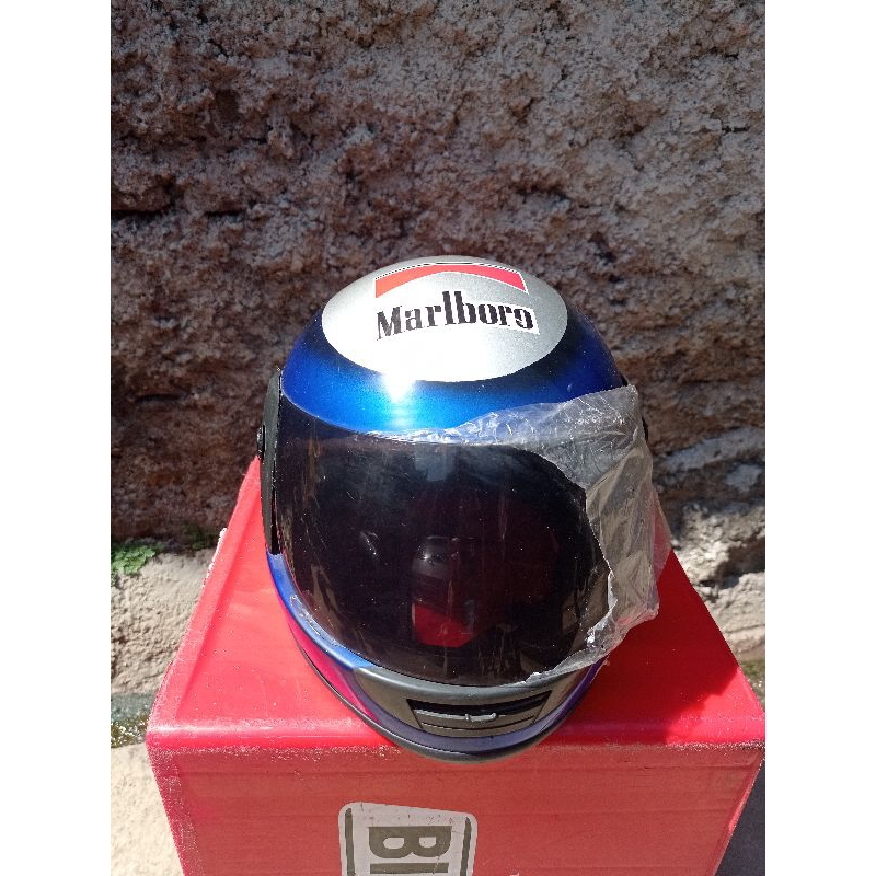 Helm Fullface Anak YALE HELMET desain Marlboro New Old Stok