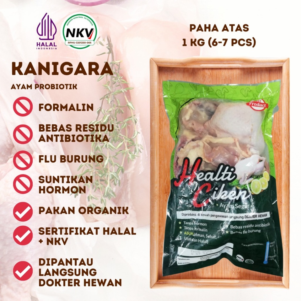 

HEALTI CIKEN PAHA ATAS AYAM HALAL HEALTHY CHICKEN 0,9-1KG