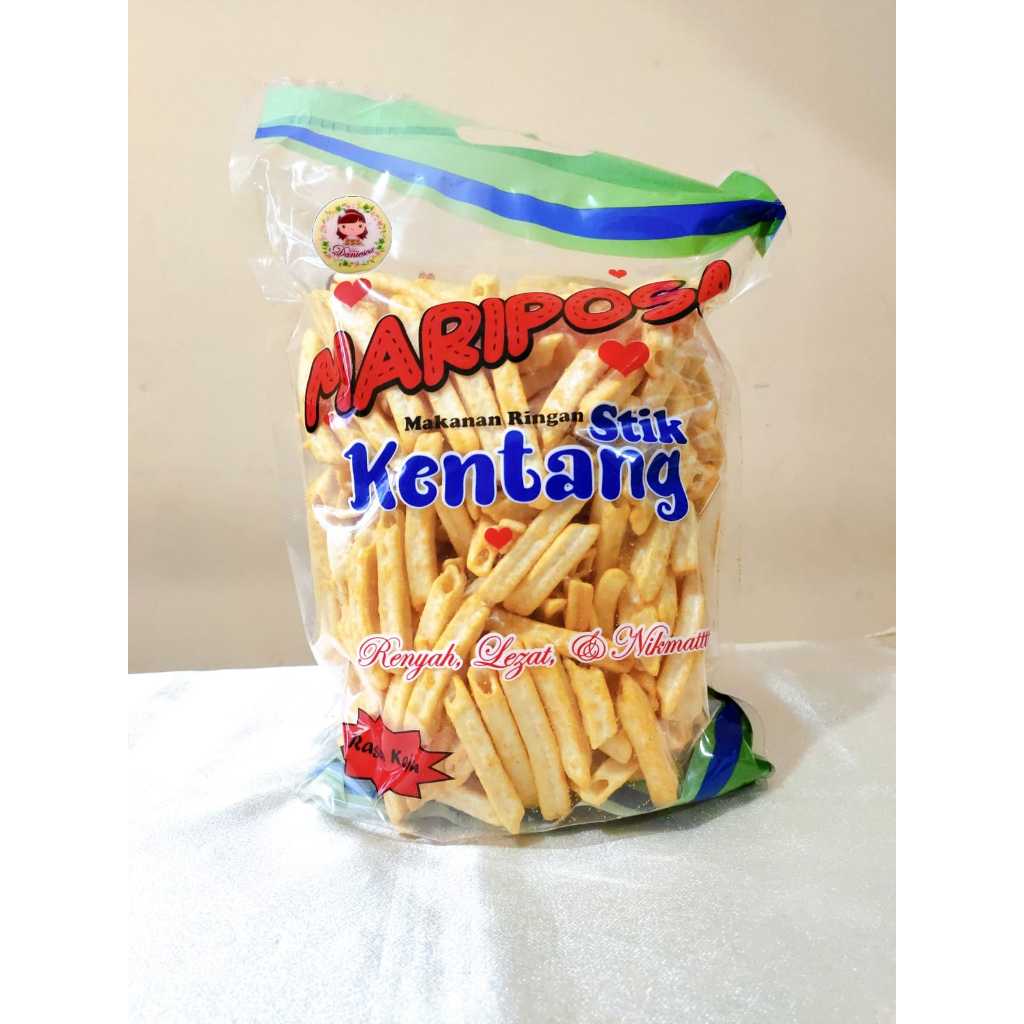 

.250 gram snack stick kentang keju mariposa ( SCP )