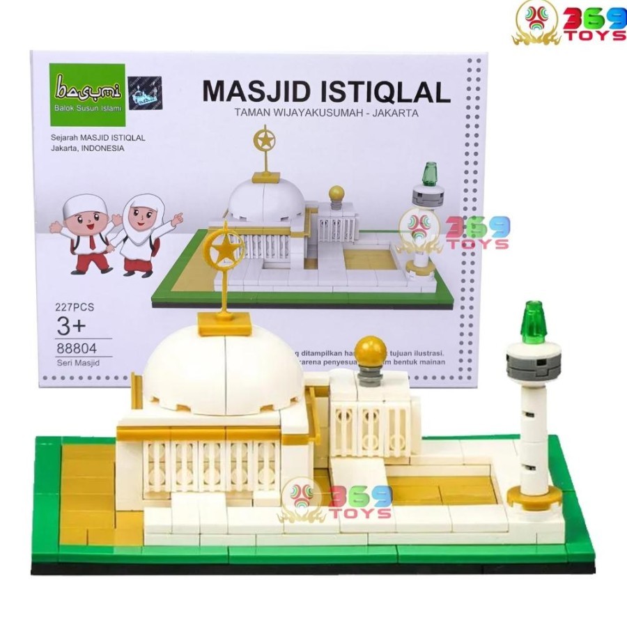 Basumi Mainan Lego Masjid Istiqlal