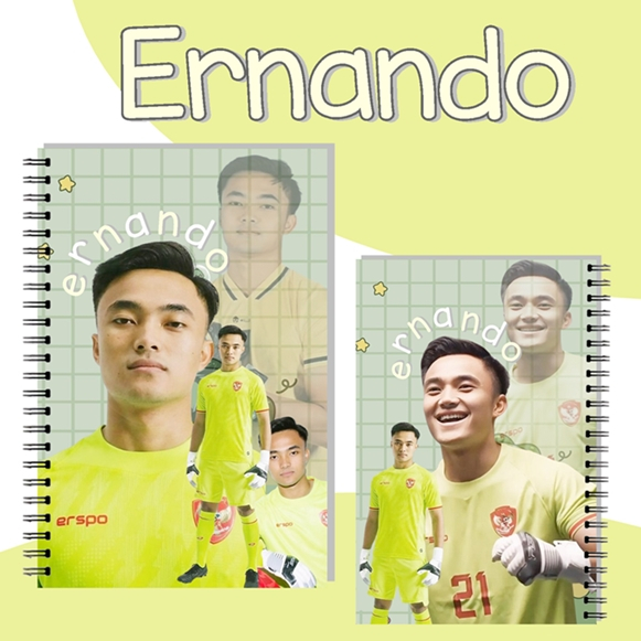 

Notebook Ernando Ari Buku Timnas Indonesia