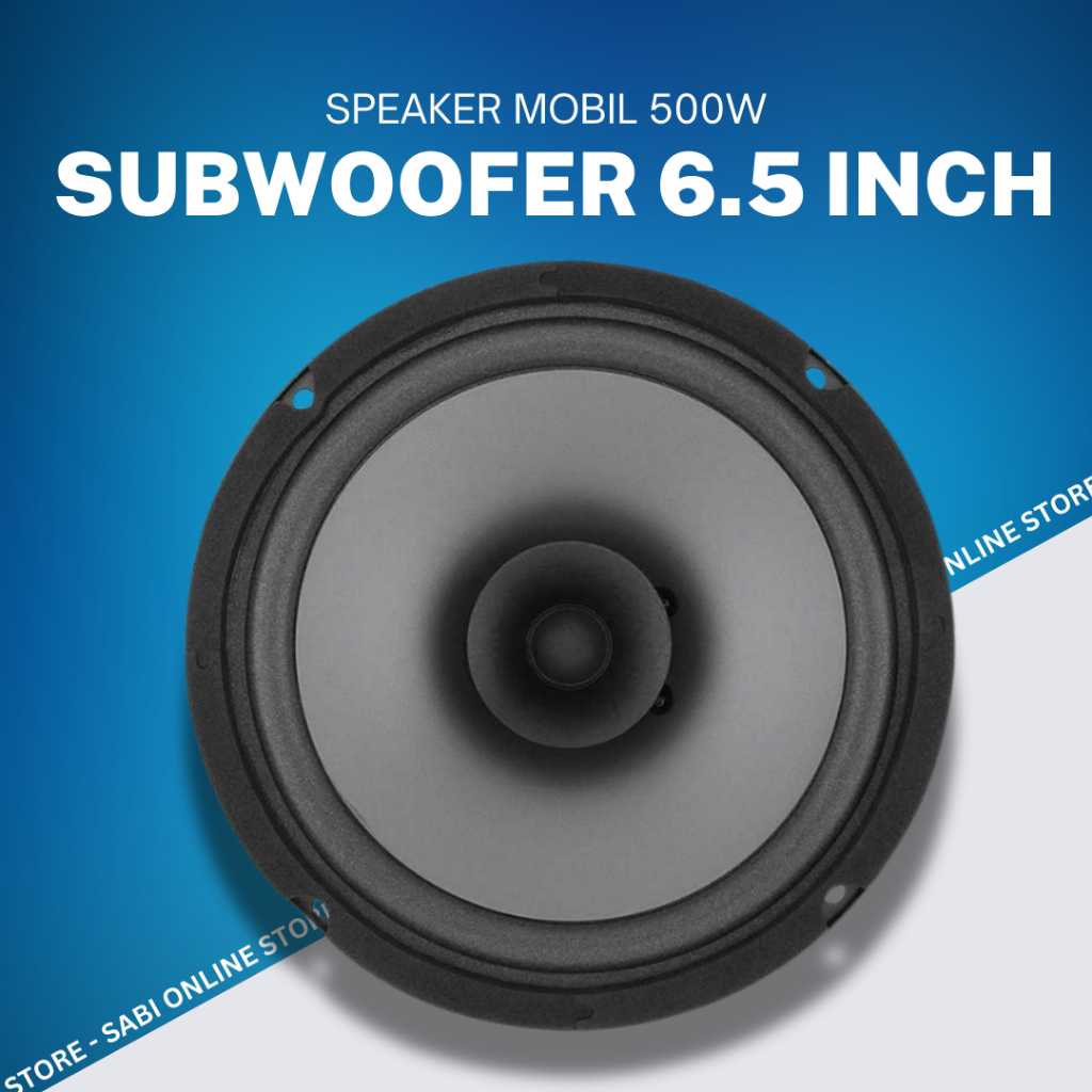 Speaker 6.5 Inch Subwoofer Mobil HiFi 500W