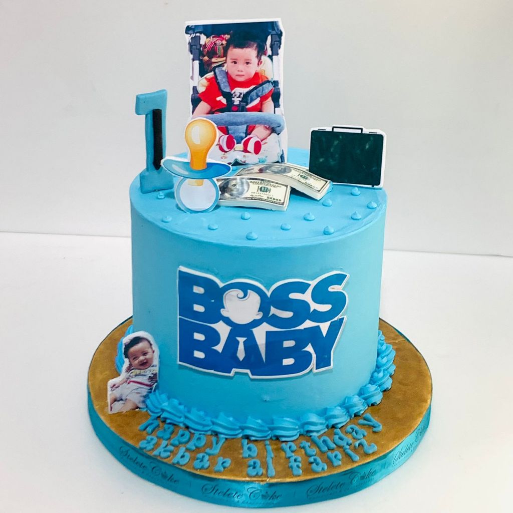 

Kue Ulang Tahun/Birthday Cake/Kue Ultah Custom/Birthday Cake Tema Baby Boss