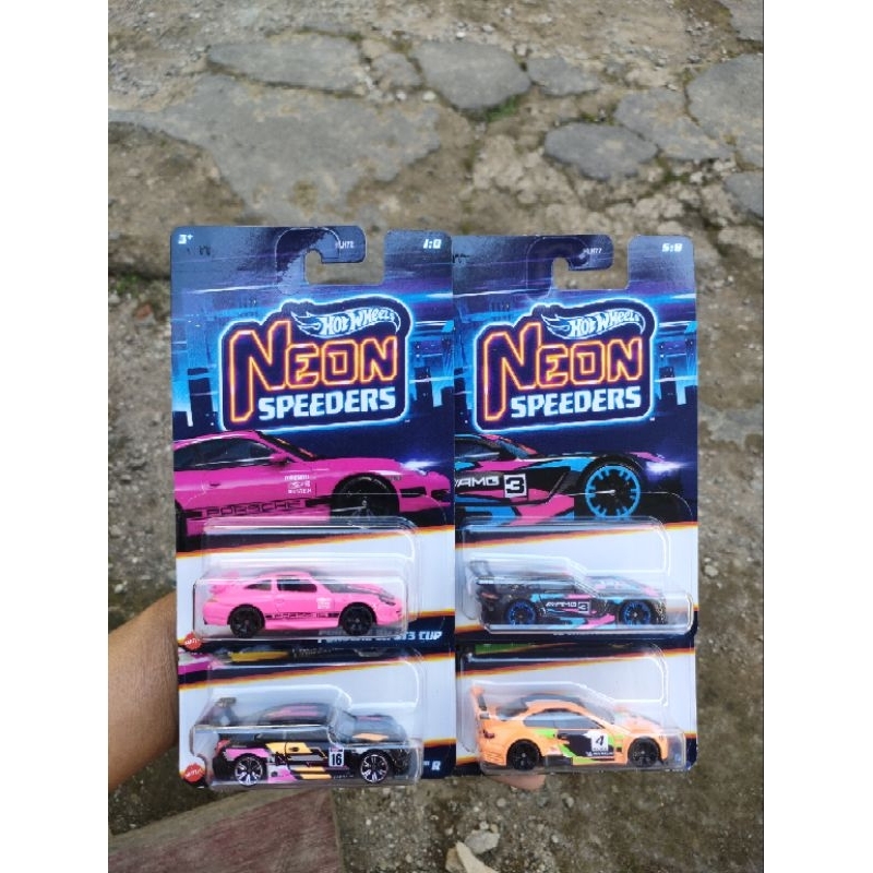 Hotwheels Neon Speeders Honda civic porsche mercy wave 1 2 3