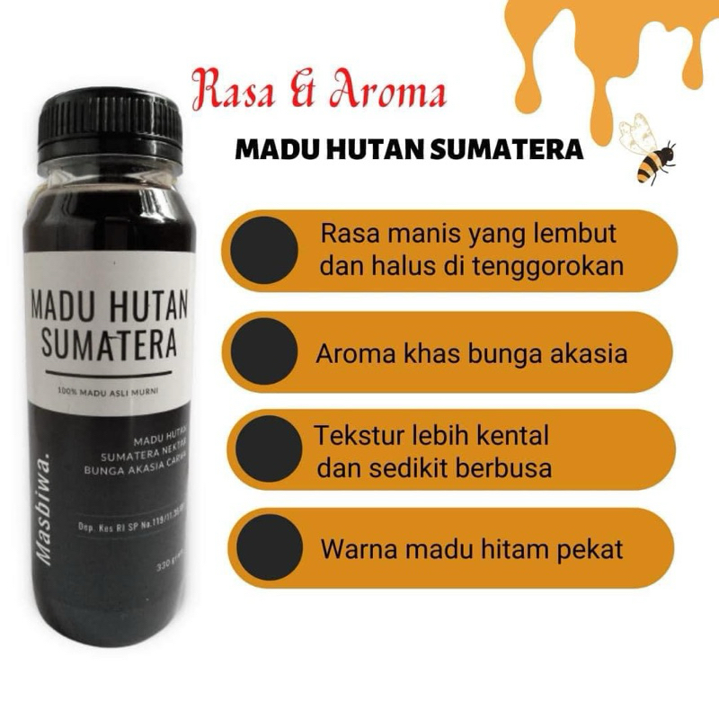 

madu hitam akasia (asli)