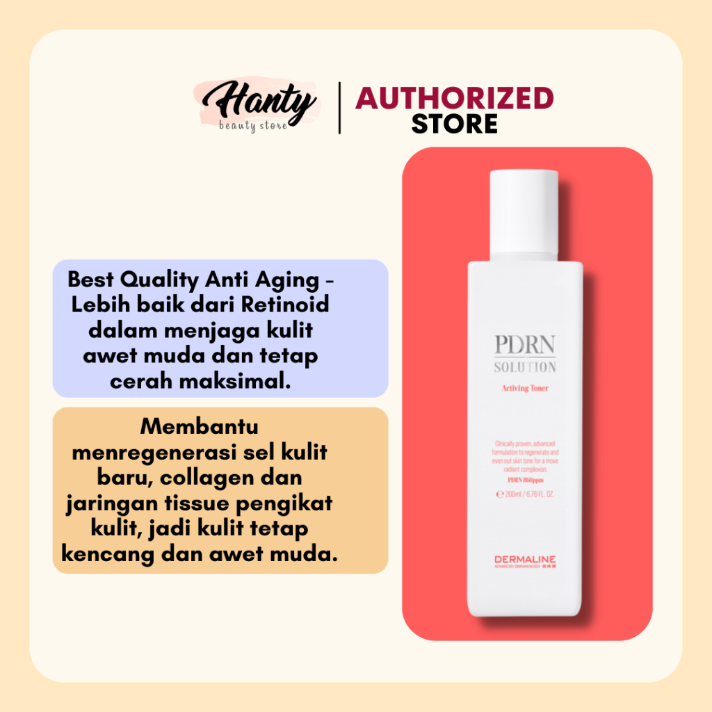 HANTYBEAUTY - Dermaline PDRN Salmon DNA Activating Toner 200ml