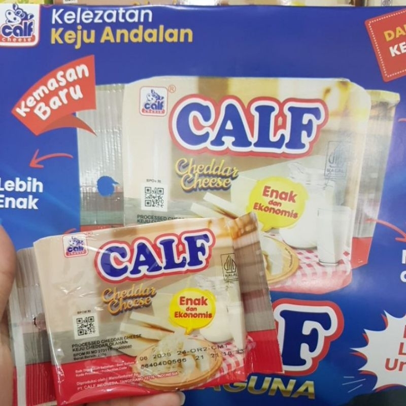 

Calf Serbaguna Keju Cheddar Kecil Keju Ekonomis - 200gr